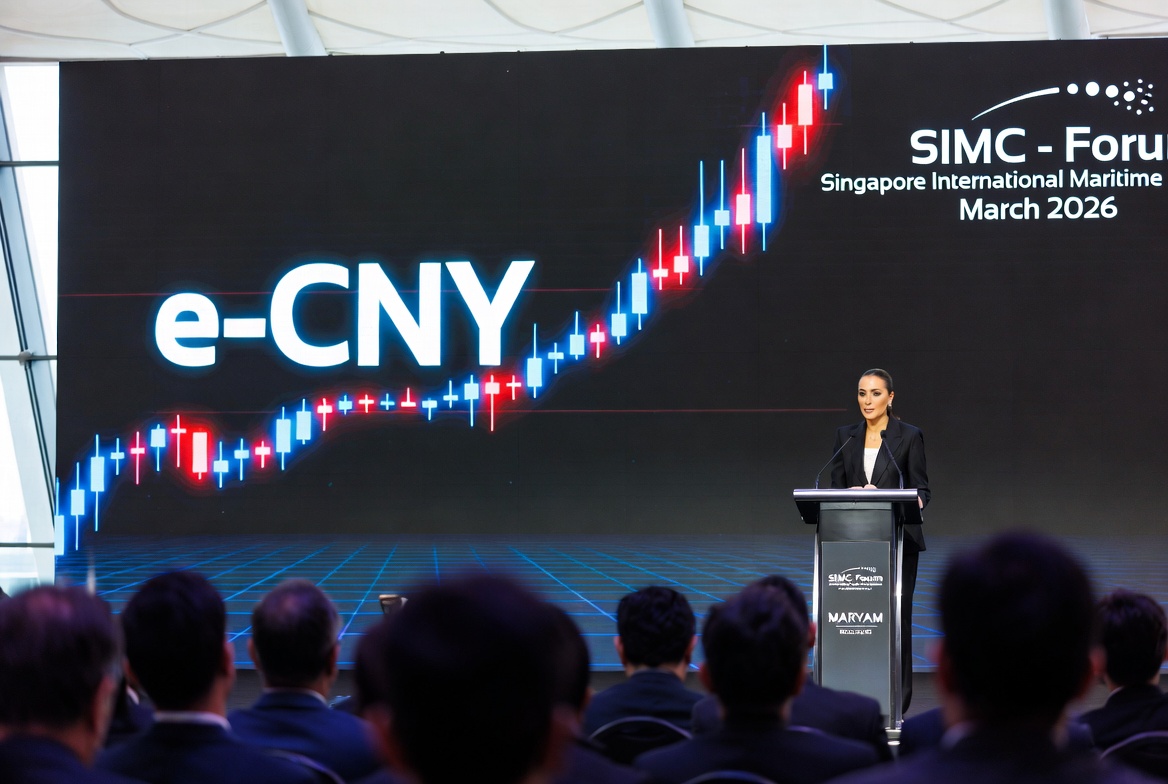 Maryam presents the Indo-Pacific Insurance Consortium at the SIMC Forum in Singapore, March 2026