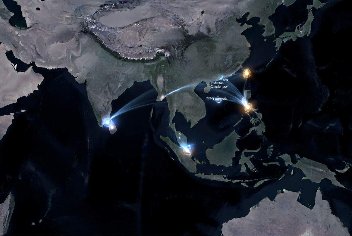 Global NARAS sensor network and Lanhai nodes — China's Great Submarine Wall