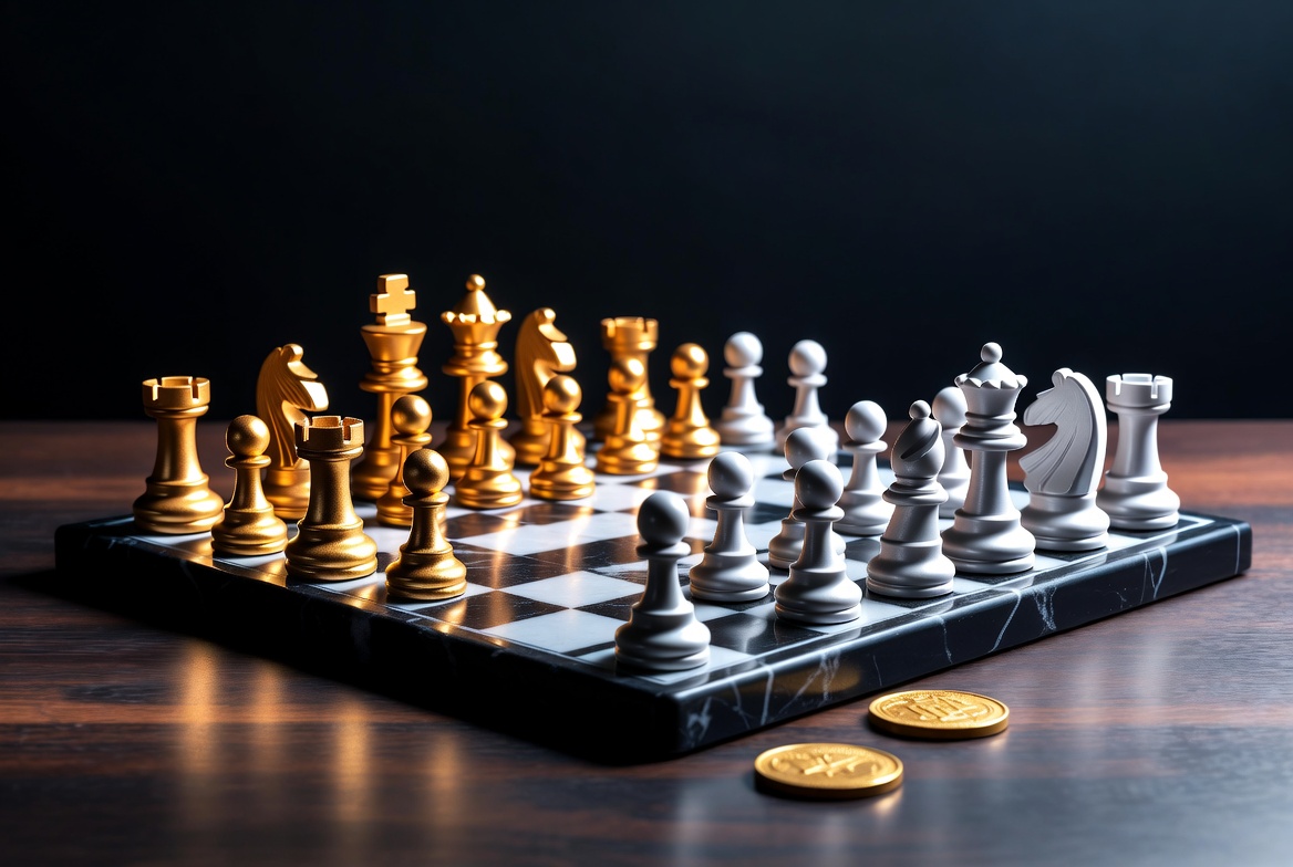 The Silent Checkmate board — geopolitical map of the new multipolar order 2026